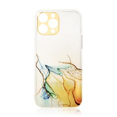IZMAEL Marble silikónové puzdro pre Samsung Galaxy A52 5G/Galaxy A52 4G/Galaxy A52s 5G - Oranžová KP22219