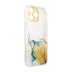 IZMAEL Marble silikónové puzdro pre Samsung Galaxy A52 5G/Galaxy A52 4G/Galaxy A52s 5G - Oranžová KP22219