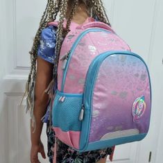 Klarion Kvalitná ergonomická školská taška Rocket Rose