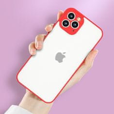 IZMAEL Silikónové flexibilné puzdro Milky Case pre Apple iPhone 12 Pro Max - Červená KP11772