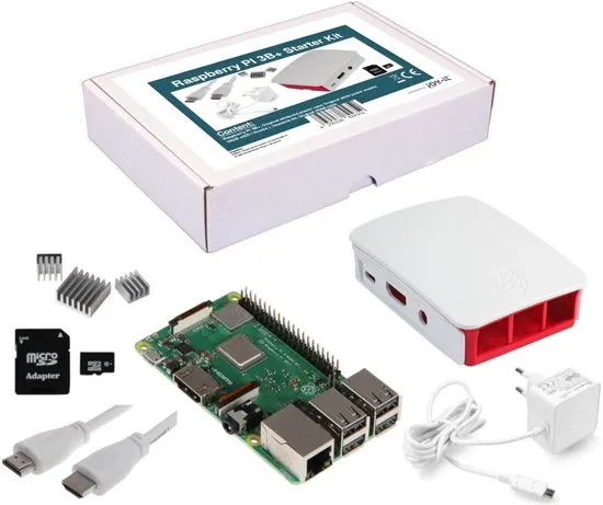 Raspberry Pi JOY-IT 3 B+ Starter Kit (RB-SET-3B+), biela
