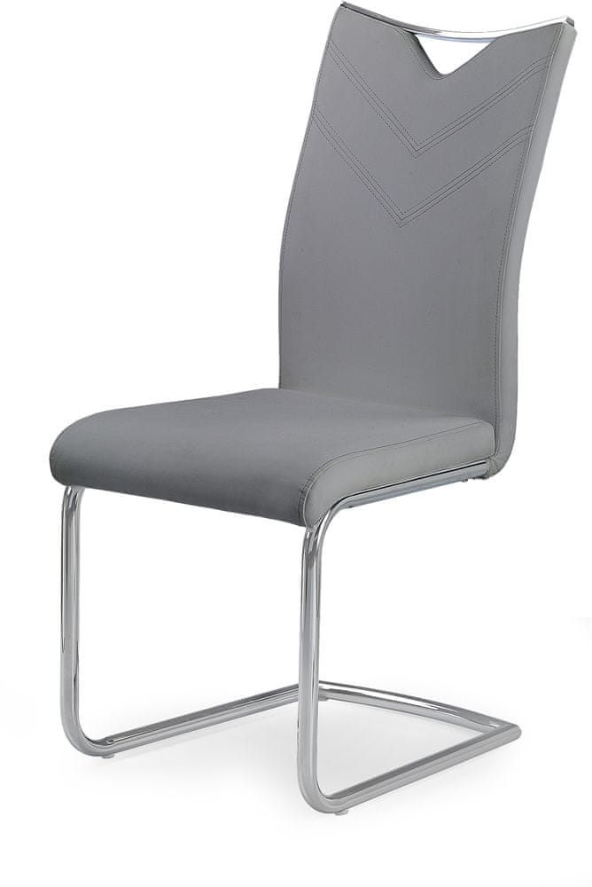 Halmar Jedálenská stolička K224, sivá