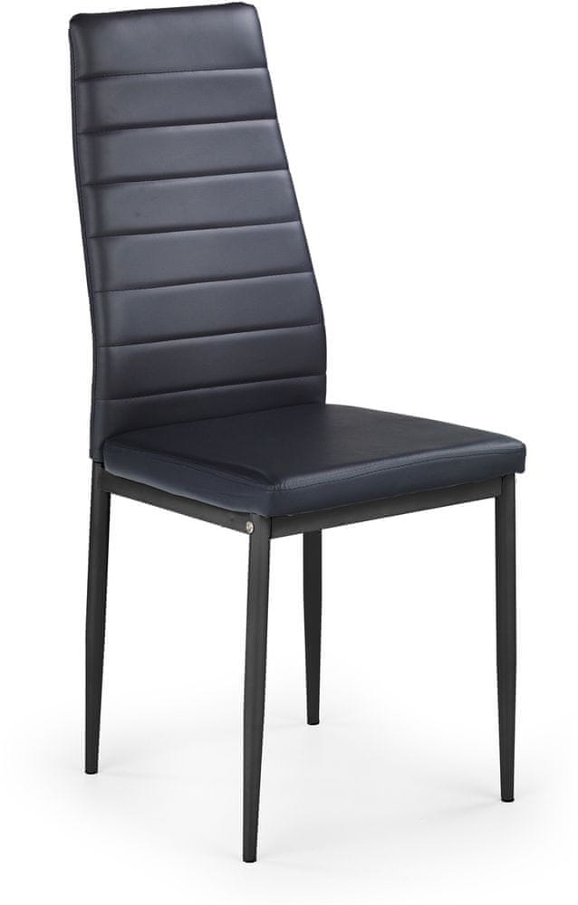 Halmar Kovová stoličky K70, čierna