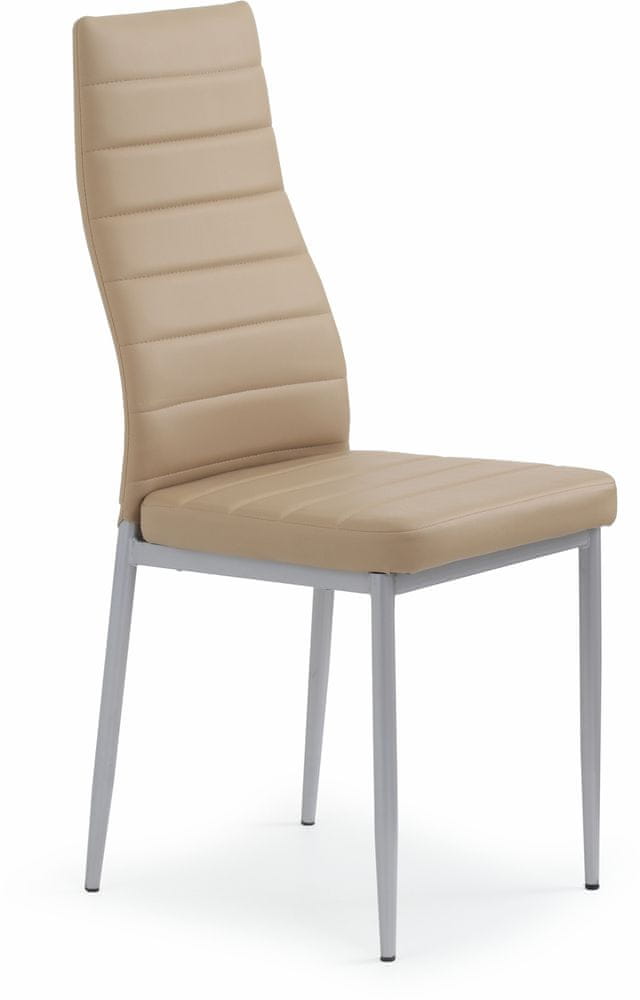 Halmar Kovová stoličky K70, svetlá hnedá