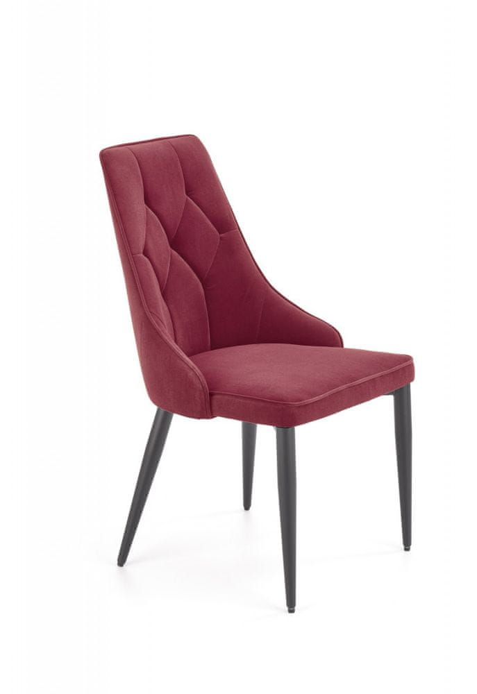 Halmar Kovová stoličky K365, červená