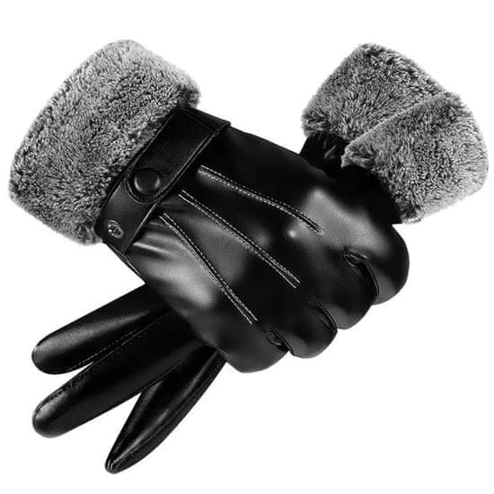 IZMAEL Pánske zimné rukavice Tom-Čierna/Typ1 KP21514