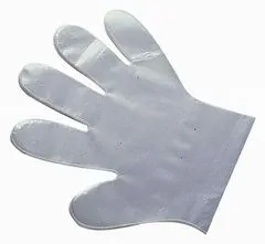 Jednorazové plastové rukavice, 50 ks,
