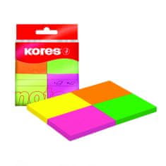 Kores Neónové bloky Multicolour 40x50 mm v 4 farbách