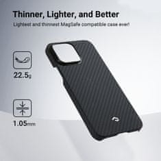 Pitaka ochranný kryt MagEZ 3 1500D pro Apple iPhone 14 Pro, čierna/šedá