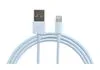 Synchronizačný a nabíjací kábel USB-A / Lightning pre Apple iPhone / iPad / iPod, biely, dĺžka 1 m