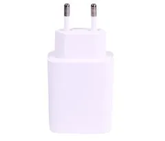 KOMA Napájací USB-C adaptér 20W pre Apple iPhone / iPad, rýchlonabíjací, biely