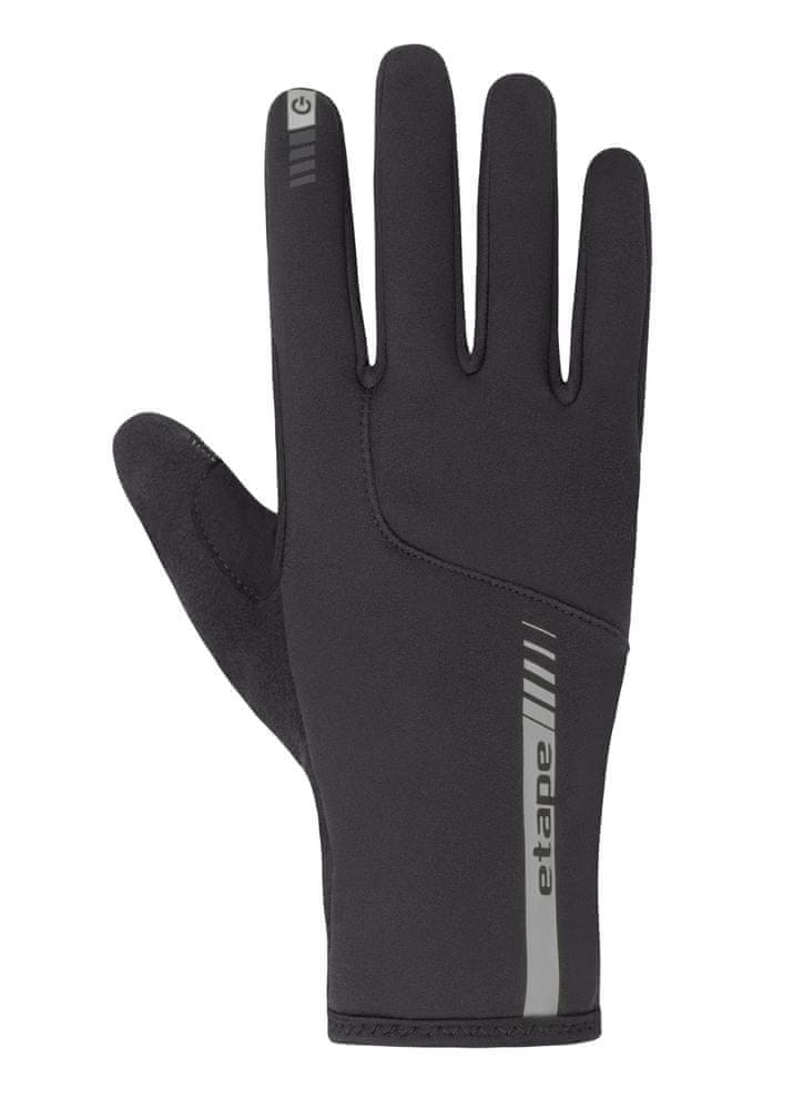 Etape Zateplené rukavice Lake 2.0 WS+ Reflex čierna L