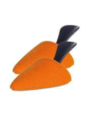 Kaps Ľahký a odolný penový dámsky napináky s rúčkou špicatý tvar farba oranžová