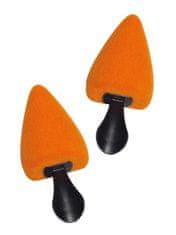 Kaps Ľahký a odolný penový dámsky napináky s rúčkou špicatý tvar farba oranžová