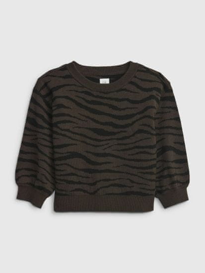 Gap Detský bavlnený sveter zebra
