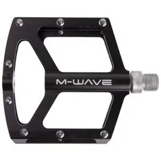 M-Wave Pedále FLAT štandard závit 9/16" čierne