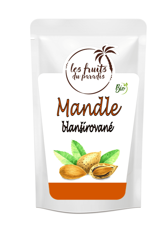 Fruits du Paradis Mandle blanšírované BIO 150 g