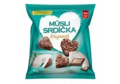 SEMIX Musli srdiečka chrumkavé s čokoládou a kokosom 50g , Semix
