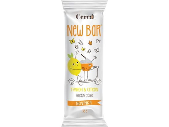 Cerea Cereálna tyčinka New Bar citrón a tvaroh CEREA 28 g