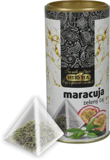 Vitto Tea TUBUS Zelený čaj - Maracuja MIX 30g Vitto Tea