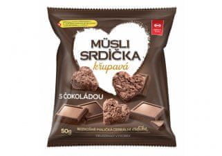 SEMIX Müsli srdiečka s čokoládou 50g, SEMIX