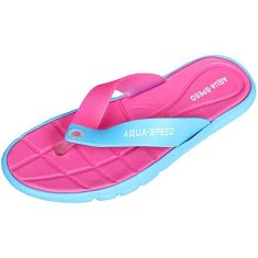 Aqua Speed Bali dámske žabky ružová-modrá Veľkosť (obuv): 36