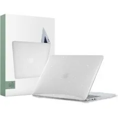 Tech-protect Smartshell kryt na Macbook Air 13 2022, glitter priesvitný
