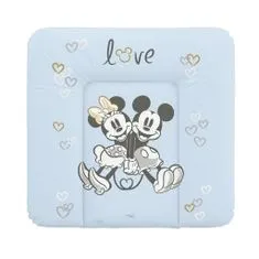 Ceba Baby CEBA Podložka prebaľovacia mäkká na komodu (75x72) Disney Minnie & Mickey Blue