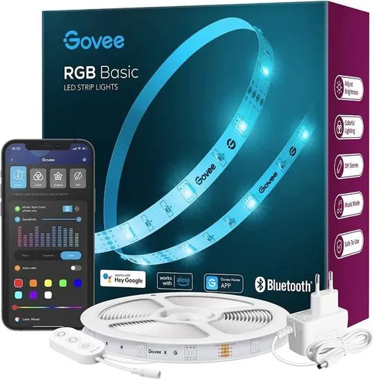 Govee WiFi RGB Smart LED pásik 5 m