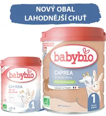 Babybio Caprea 1 počiatočné kozie dojčenské bio mlieko 800 g
