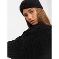 Och Bella Dámsky sveter s bočnými rázporkami oversize OCH BELLA čierny TW-SW-BI-M559.08X_390087 Univerzálne
