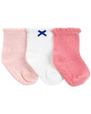 Carter's Ponožky Pink Mix holka 3ks 0-3m
