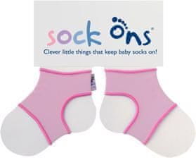 XKKO KIKKO Sock Ons Držiak ponožiek Classic - Baby ružová (0-6m)