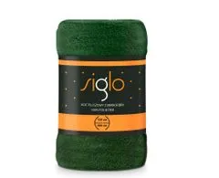 FARO Deka mikroplyš super soft fľašovo zelená Polyester, 150/200 cm