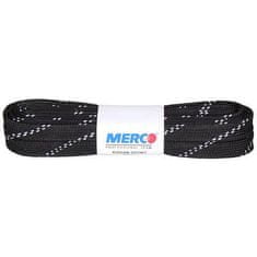 Merco PHW-10 šnúrky do korčúľ voskované čierna Dĺžka: 270 cm