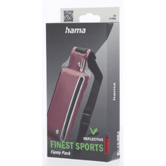 HAMA Finest Sports, športová bedrová taštička na mobil a drobnosti, ružová