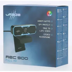 uRage webkamera REC 900 FHD, čierna