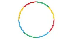 LiveUp kruh hula hoop rozkladací 8 častí, 90 cm
