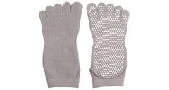 Merco Multipack 5ks Ponožky Yoga, Piloxing, Pilates prstové, unisex šedý, 1 pár