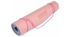 Merco Yoga TPE 6 Double Mat podložka na cvičenie ružová-modrá
