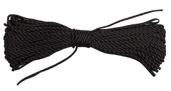 Merco Multipack 4ks 7Core polypropylenové lano 31 m, 4 mm, čierna