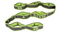 Merco Multipack 2ks Yoga 9 Cell strečingový popruh zelená, 1 ks