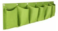 Merco Horizontal Grow Bag 6 textilné kvetináče na stenu zelená, 1 ks
