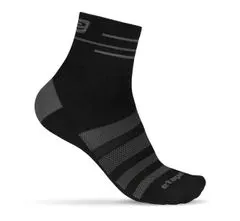 Etape SOX športové ponožky čierna-antracitová, XL