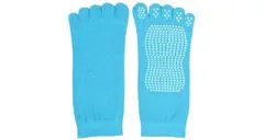 Merco Multipack 3ks Grippy S1 ponožky na jogu, prstové modrá