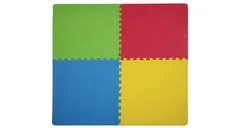 Merco Colored Puzzle fitness podložka mix farieb, 4 ks