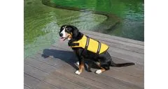 Merco Dog Swimmer plávacia vesta pre psa žltá, S