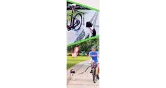 Merco Bike Buddy vodiaci set na bicykel pre psov, čierna