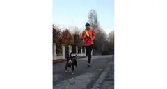 Merco Runner Buddy 1.0 vodítko na behanie so psom žltá, 1 ks