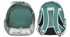 Merco Petbag Transparent batoh pre miláčikov zelená, 1 ks